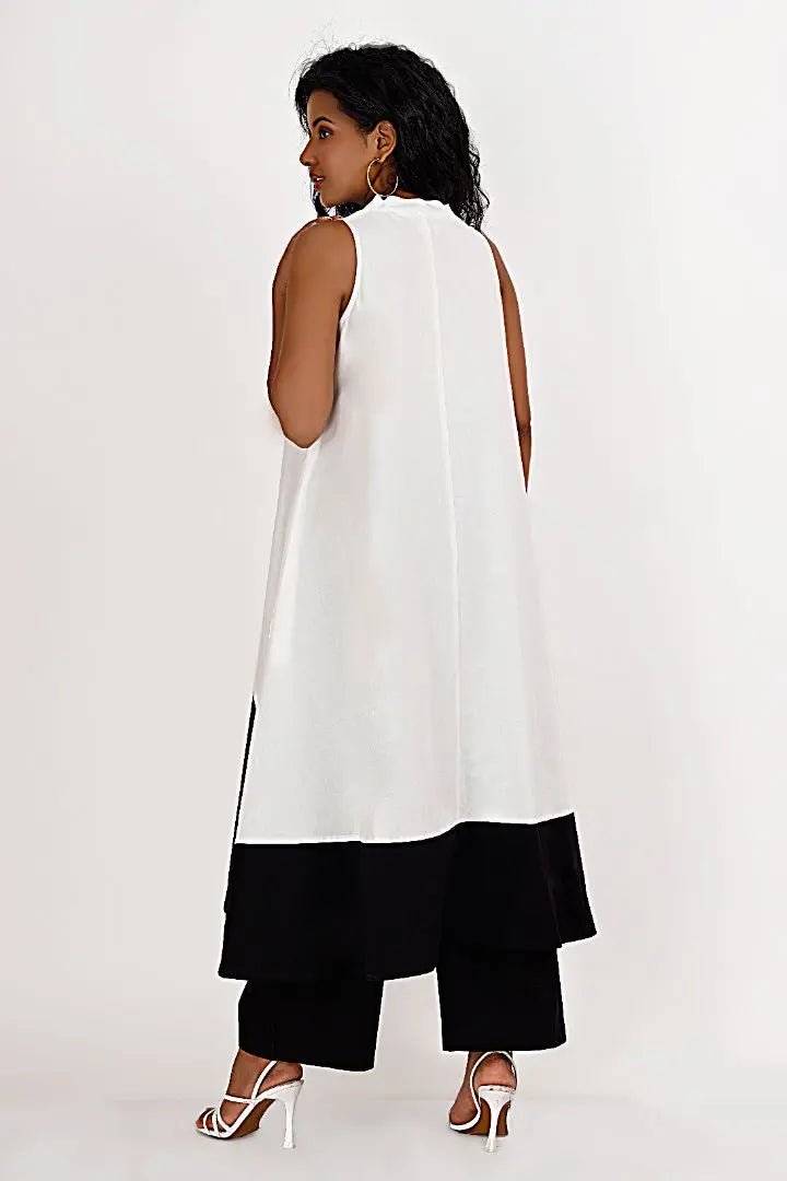 KOCHI Black & White Co-Ord Set Mala Singh