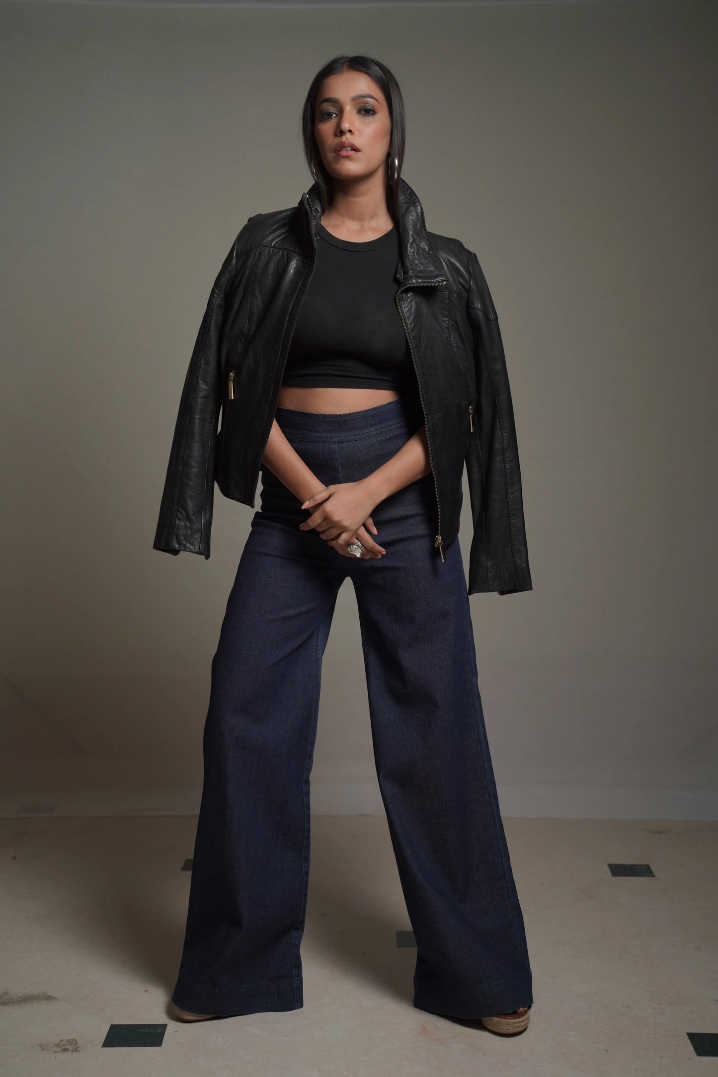 HELENA Dark Denim Pant Mala Singh