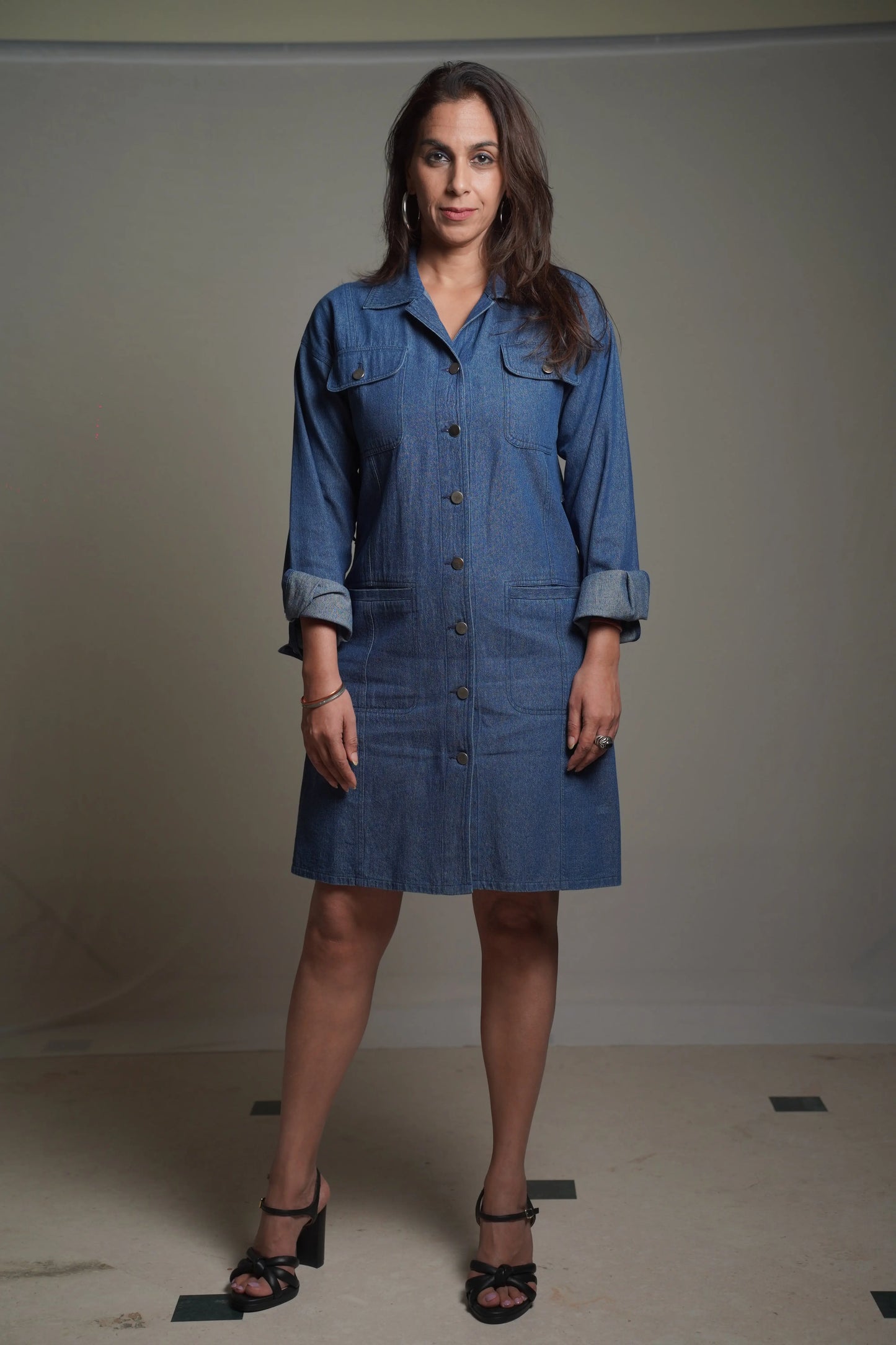 Jenny dark Denim Dress Mala Singh