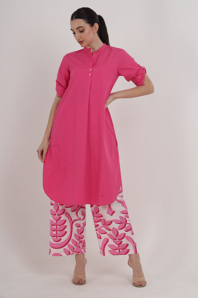NOOR TUNIC WITH TAPESTRY PRINT PALAZZO PANTS Mala Singh