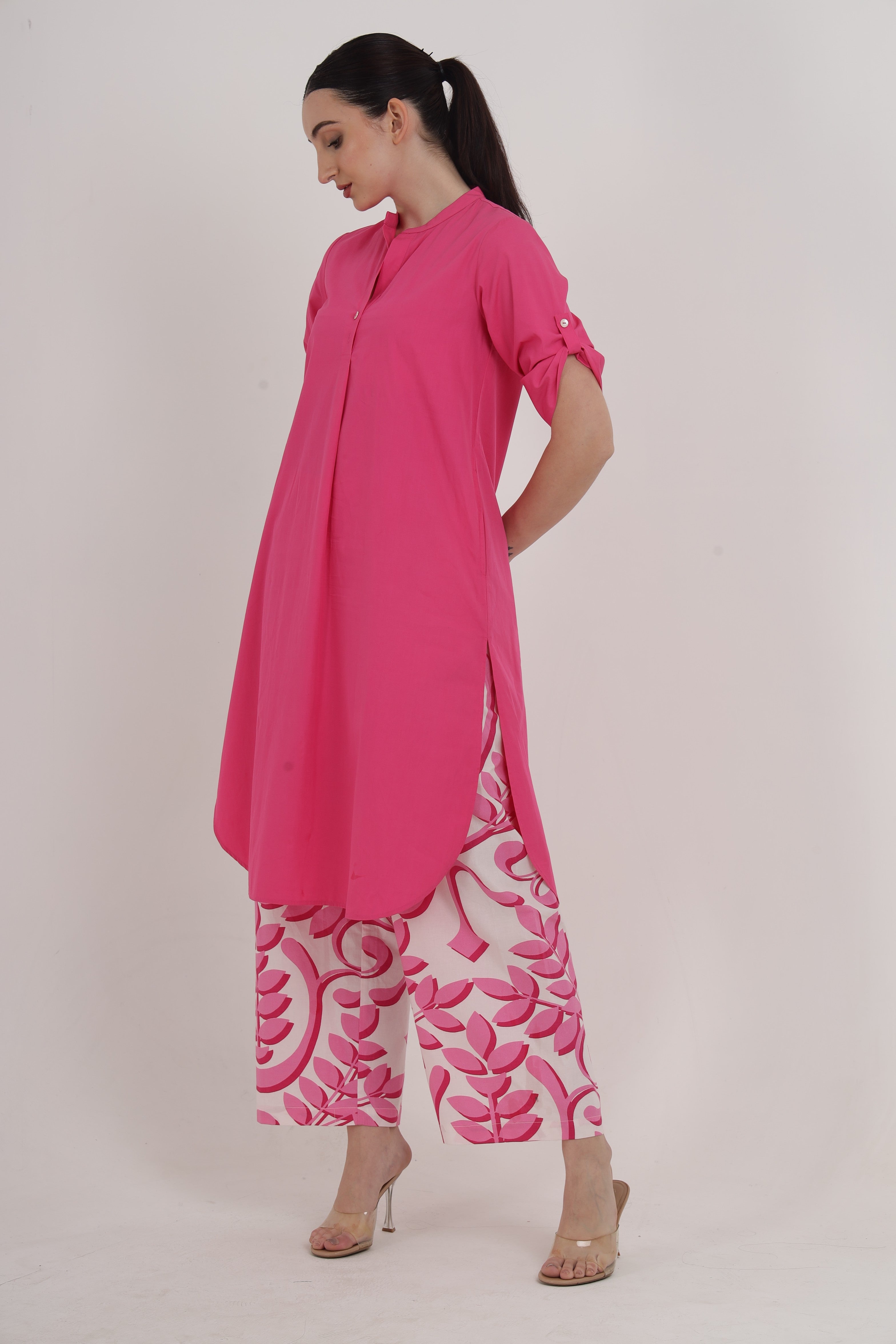 NOOR TUNIC WITH TAPESTRY PRINT PALAZZO PANTS Mala Singh