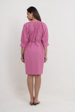 KEYA PINK EMBROIDERED DRESS Mala Singh