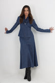 GLORIA DENIM JACKET WITH TIA DENIM SKIRT Mala Singh