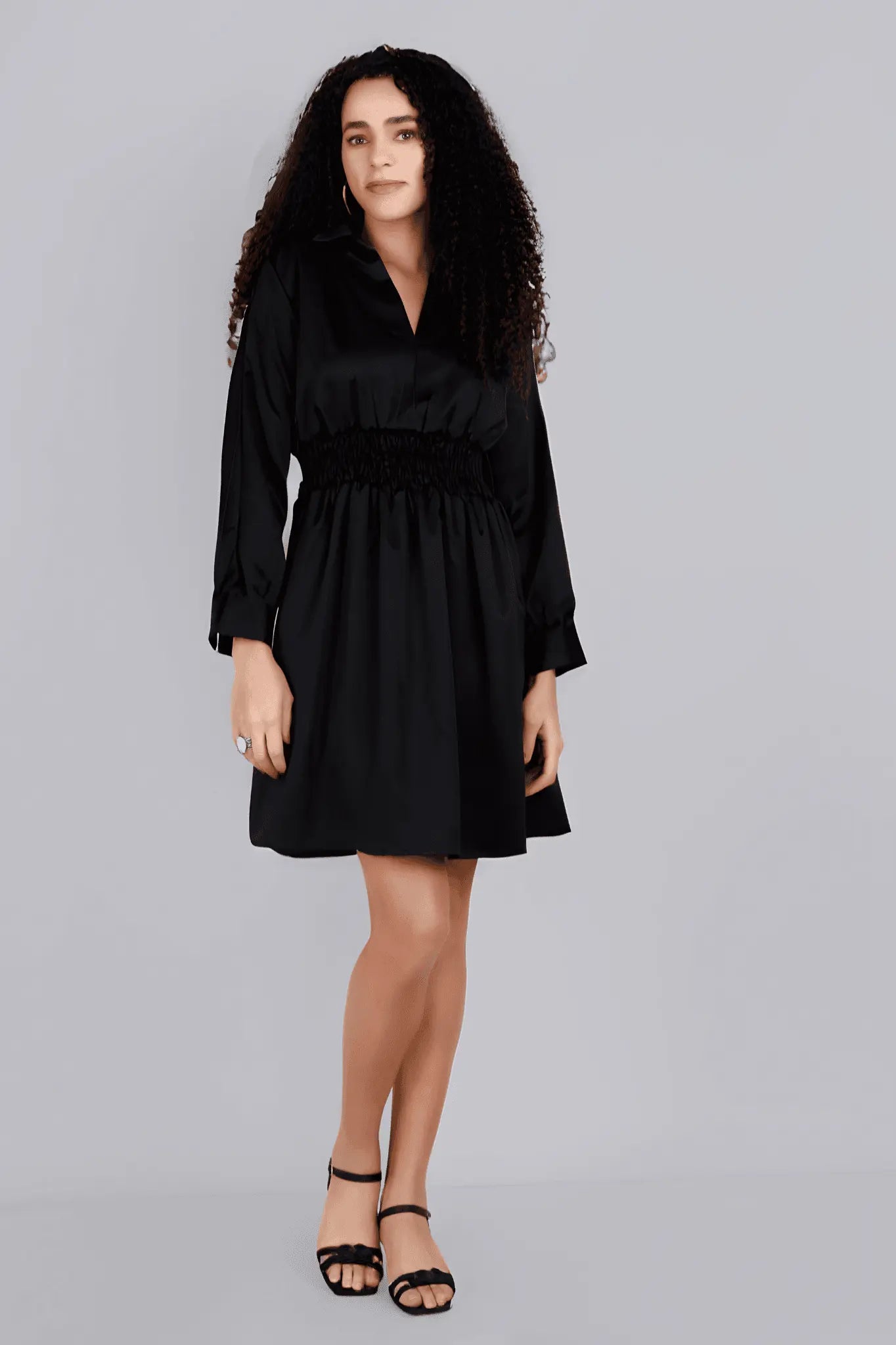 ARIANA Black Dress Mala Singh