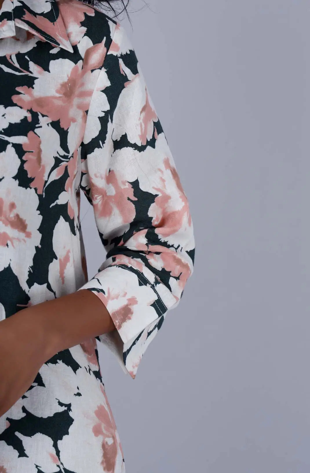 MELODY English Garden Print Shirt Dress Mala Singh