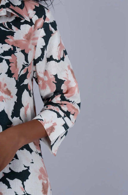 MELODY English Garden Print Shirt Dress Mala Singh
