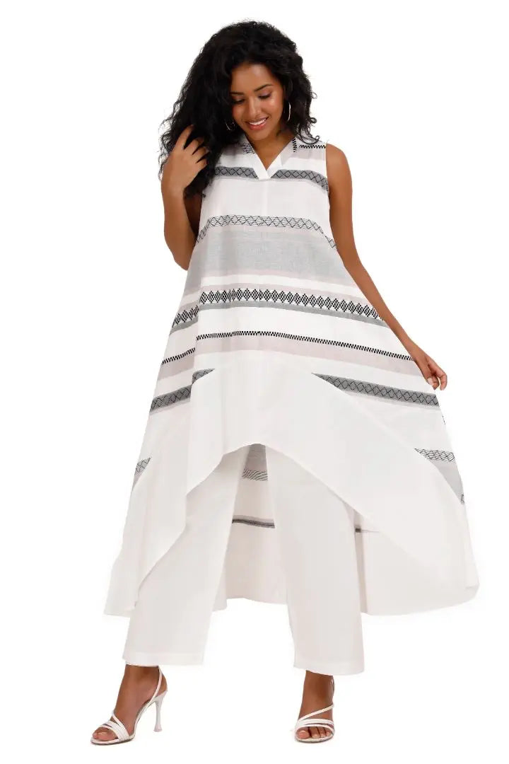 KOCHI Stripe Co-Ord Set Mala Singh