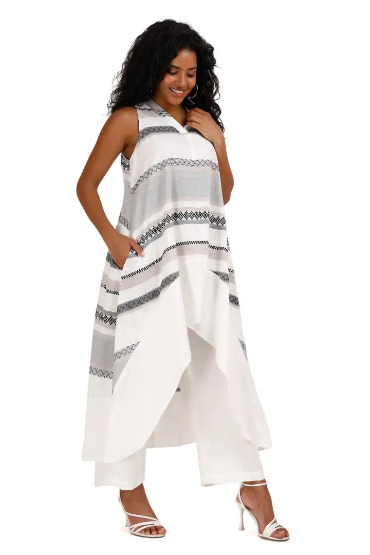 KOCHI Stripe Co-Ord Set Mala Singh