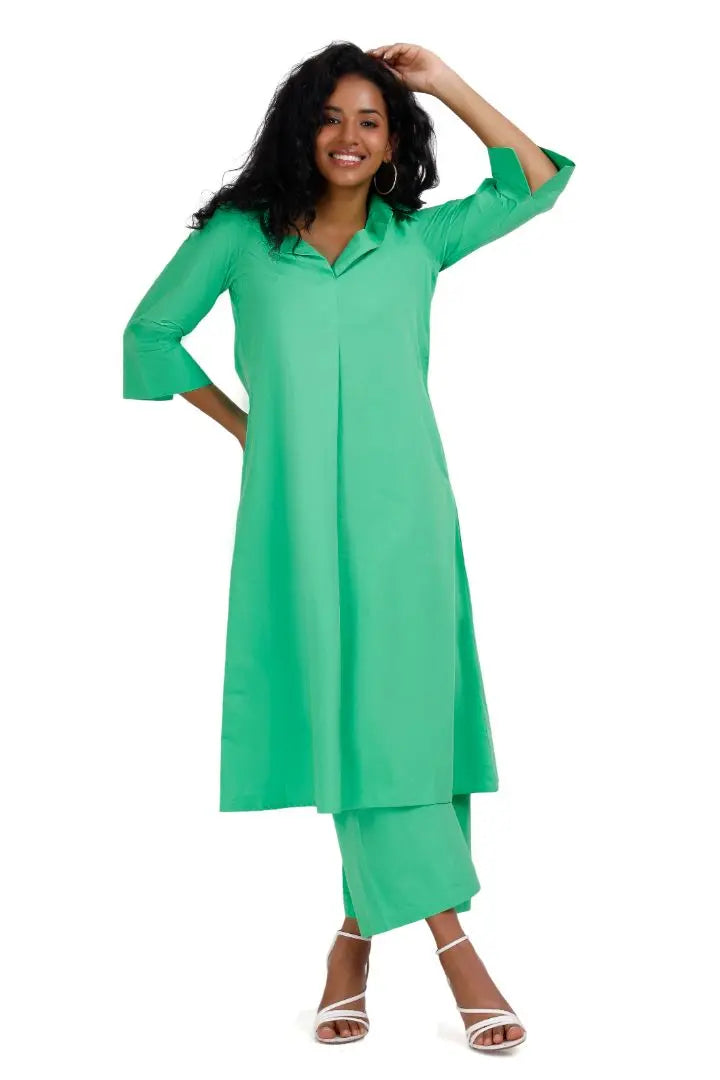 MIDDLETON Apple Green Co-Ord Set Mala Singh