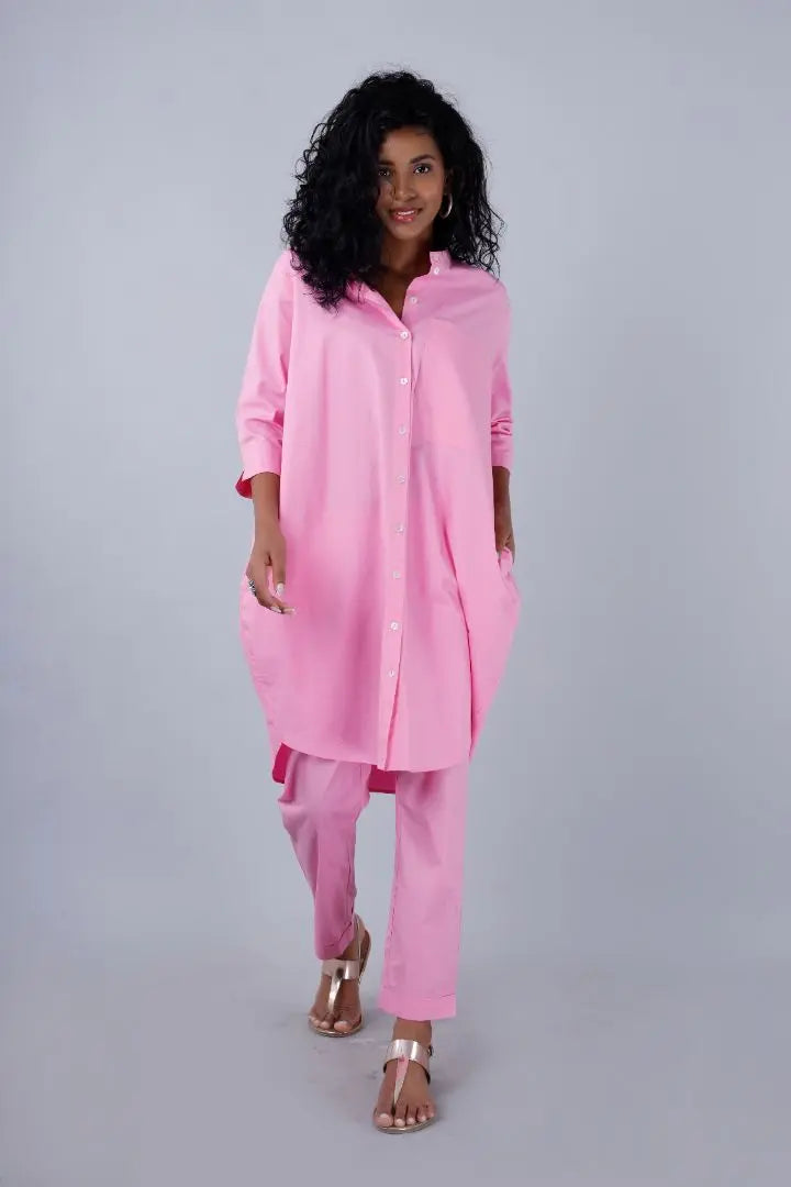 MALIBU Pink Co-Ord Set Mala Singh