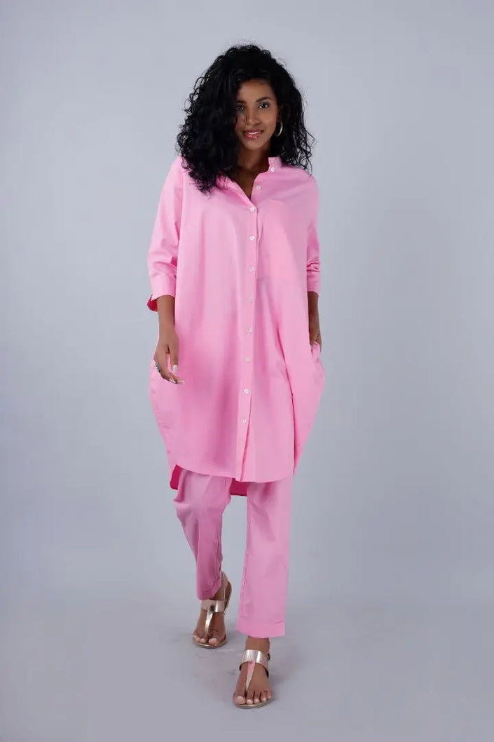 MALIBU Pink Co-Ord Set Mala Singh