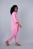 MALIBU Pink Co-Ord Set Mala Singh