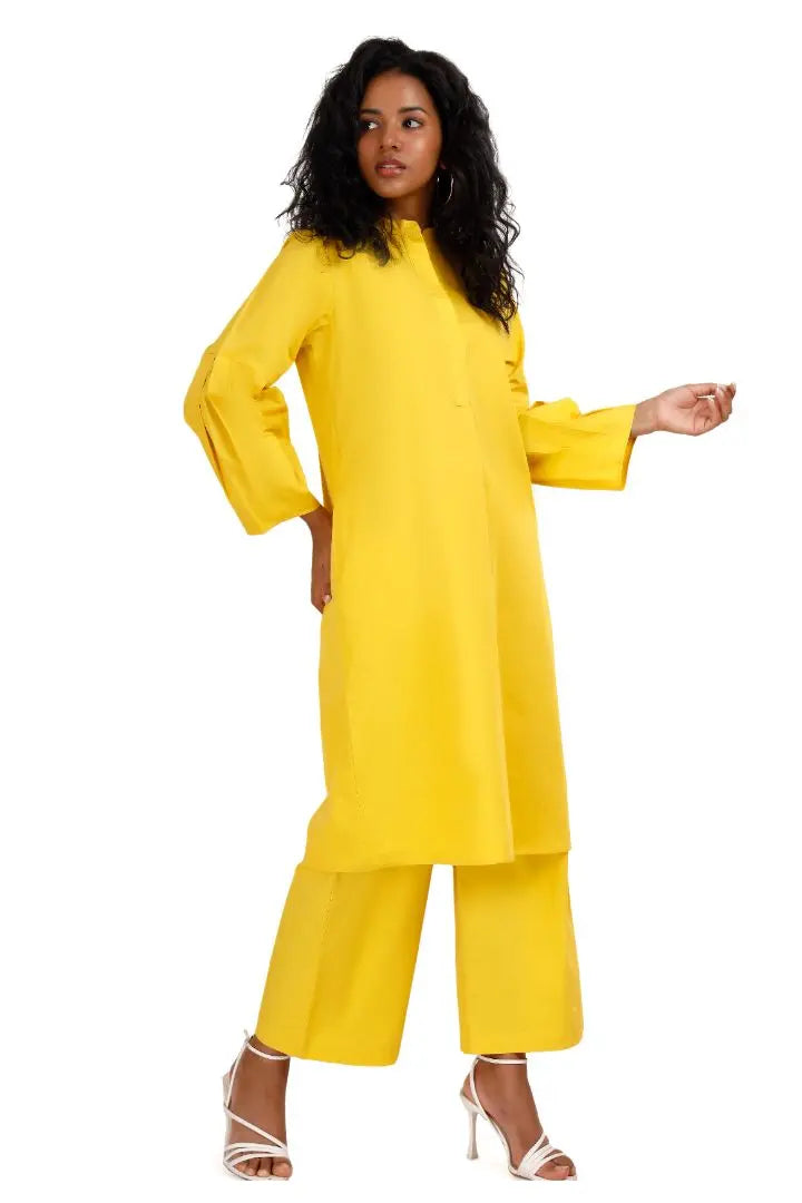 PORTIA Yellow Co-Ord Set Mala Singh