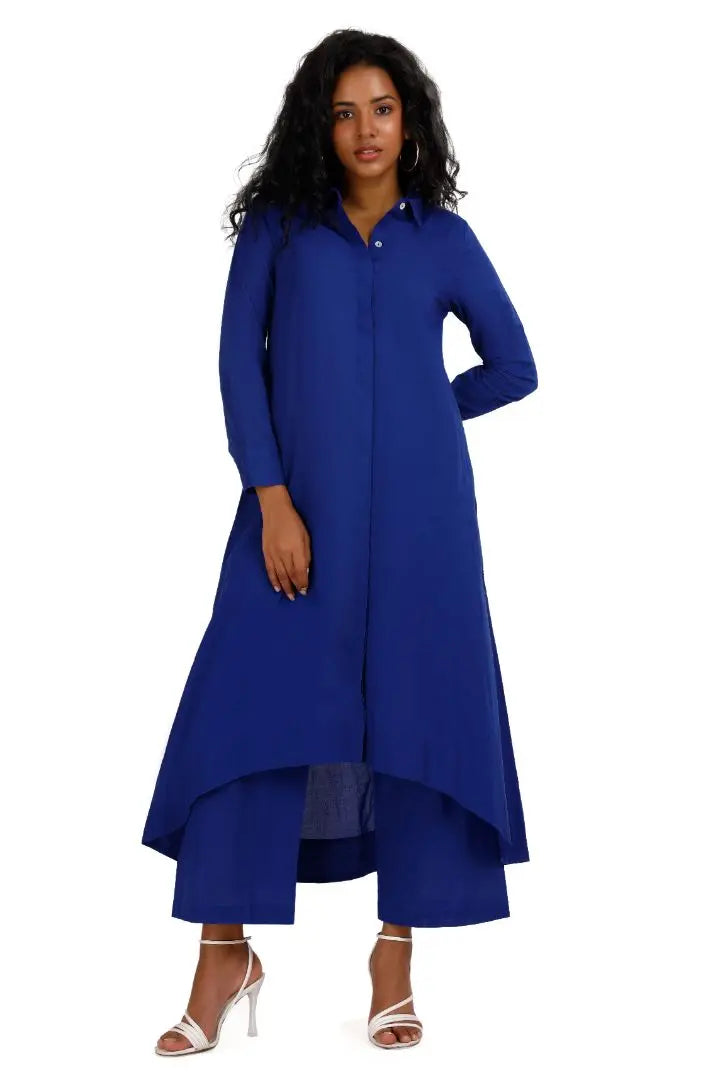 VINESSA  Indigo Co-Ord Set Mala Singh