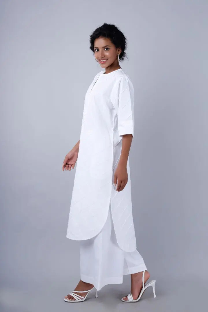 ZOYA  Pintuck Co-Ord Set Mala Singh