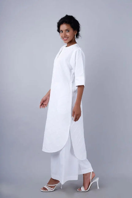 ZOYA  Pintuck Co-Ord Set Mala Singh