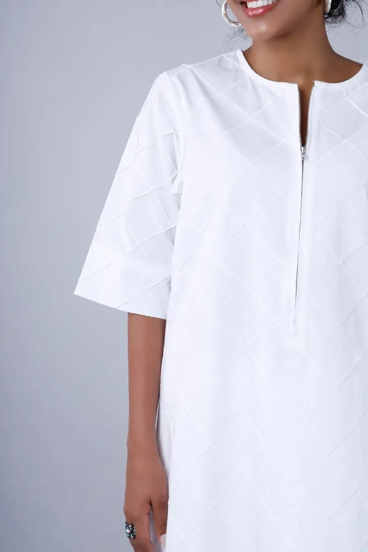 ZOYA  Pintuck Co-Ord Set Mala Singh