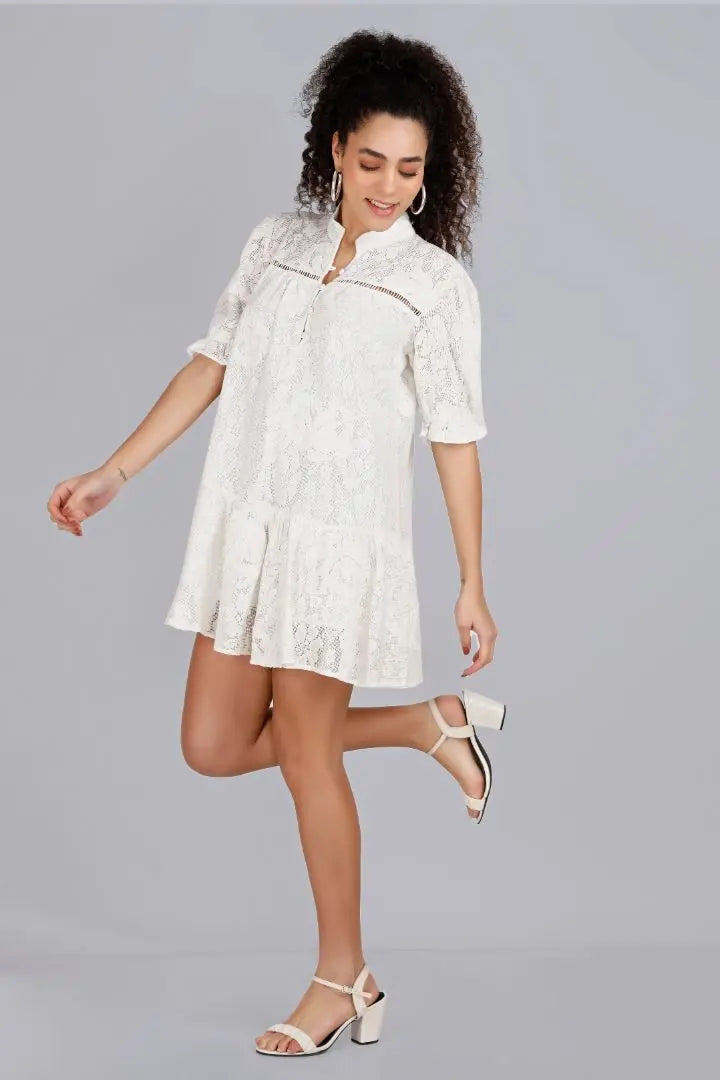 SOPHIE White Dress Mala Singh