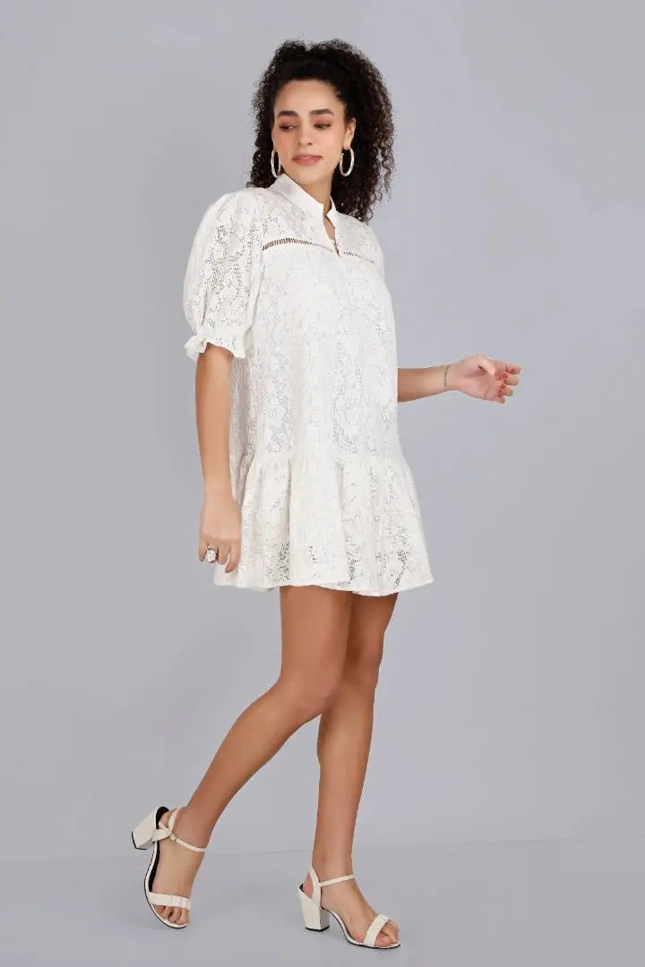 SOPHIE White Dress Mala Singh