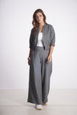 MARILYN CROPPED DENIM BOMBER JACKET & LUCIA DENIM PANT Mala Singh