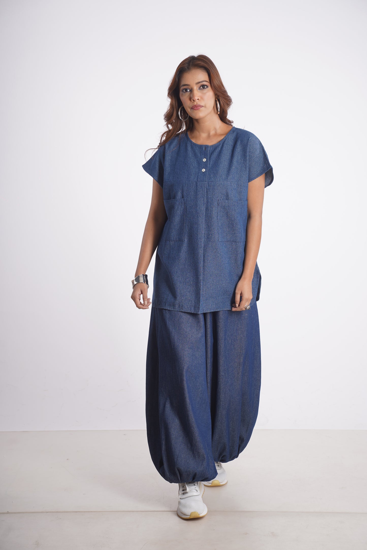 NIA DENIM TOP & VEDA DENIM PANT Mala Singh