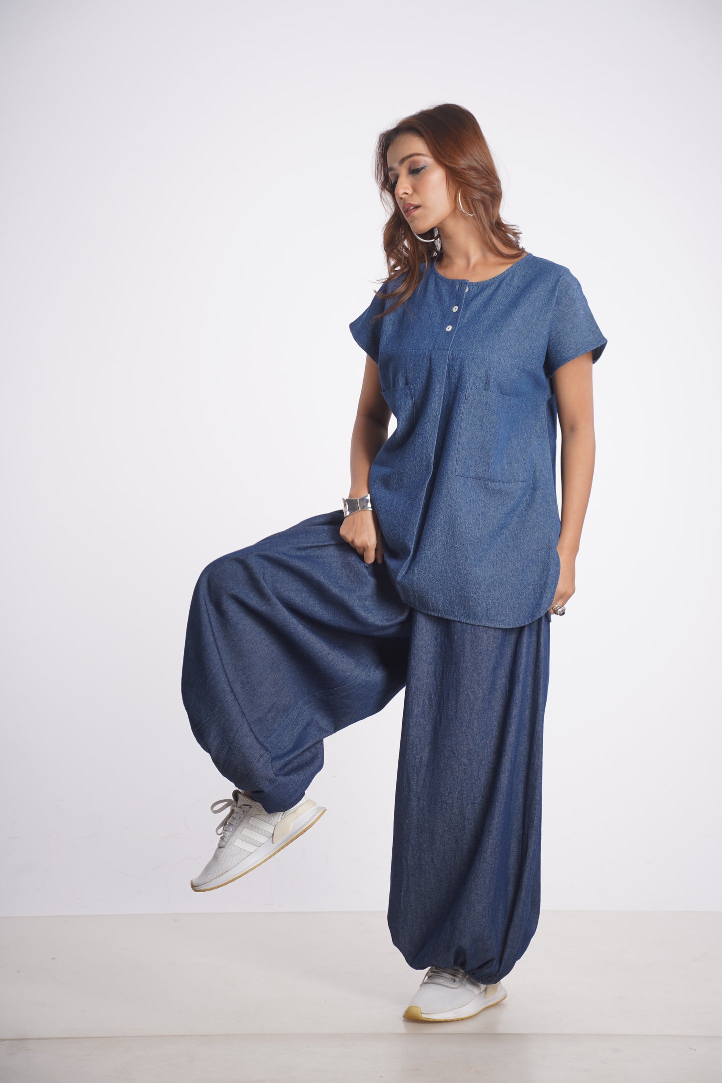 NIA DENIM TOP & VEDA DENIM PANT Mala Singh