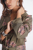 SAFARI VINTAGE FLORAL TRENCH DRESS Mala Singh