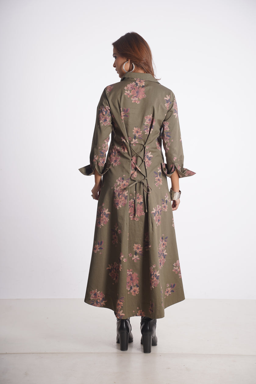 THEA BACK-TIE DRESS Mala Singh