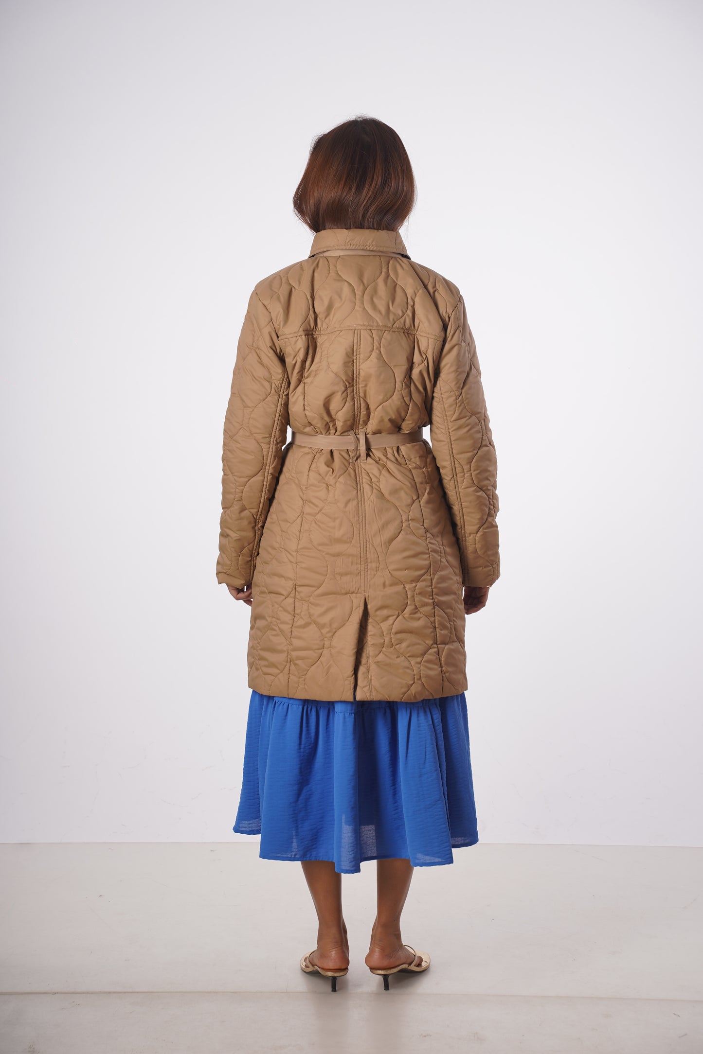 ANNE QUILTED TRENCH COAT Mala Singh