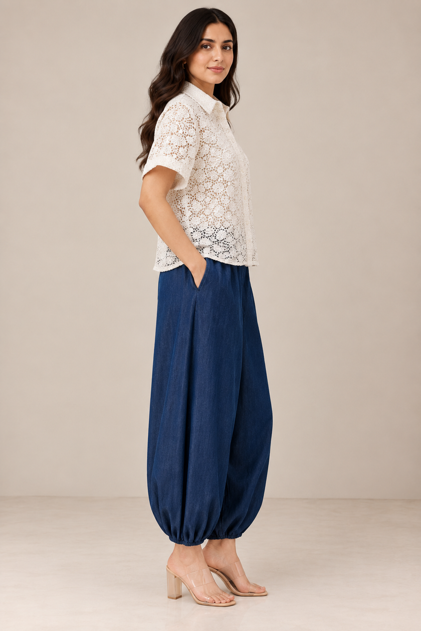 SABRINA LACE SHIRT & VEDA PANT Mala Singh