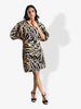 LIZ Night Safari Print Knee Length Dress Mala Singh