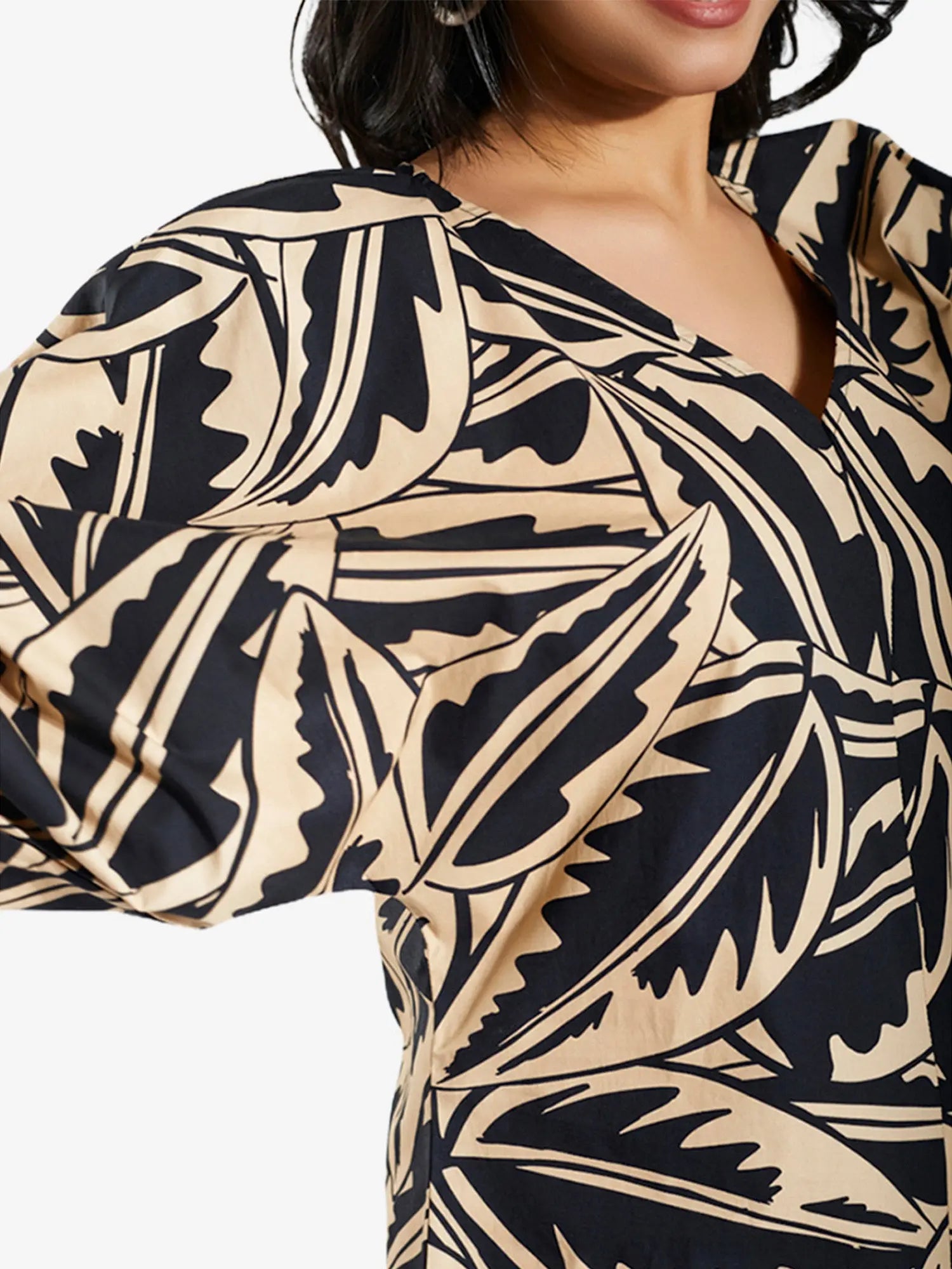 LIZ Night Safari Print Knee Length Dress Mala Singh