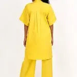 CUBA Yellow Co-Ord Set Mala Singh
