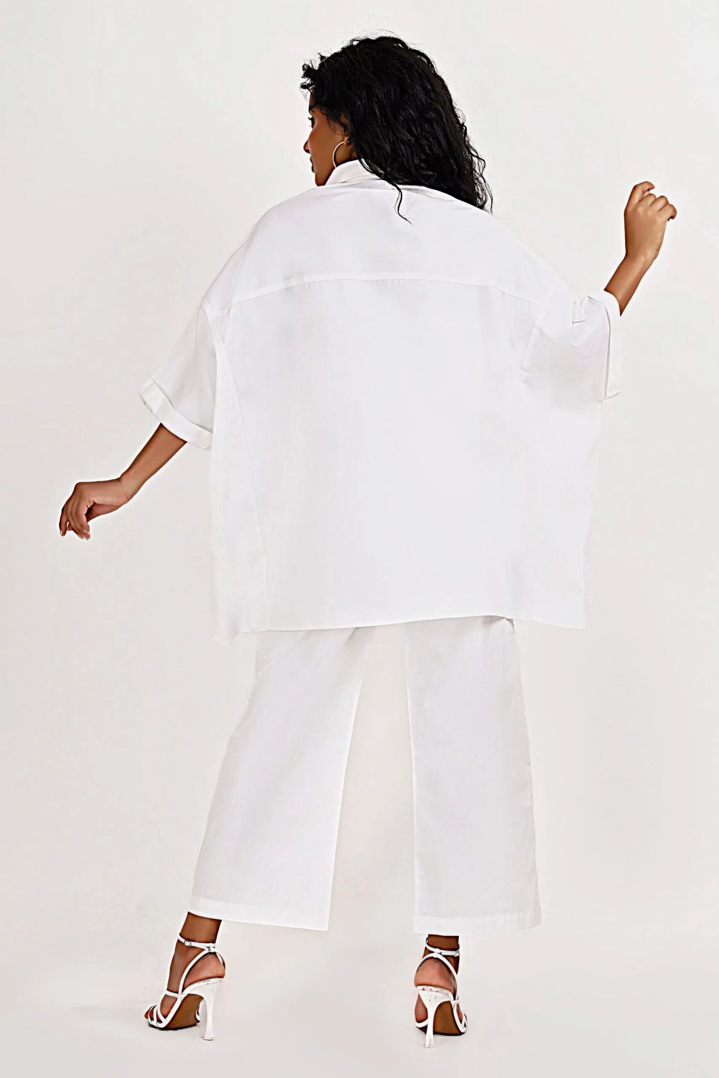 KELLY White Co-Ord Set Mala Singh