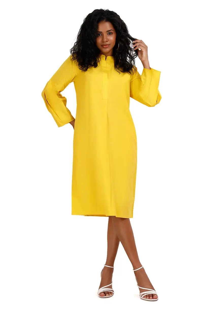 Portia Sunshine Yellow  Dress Mala Singh