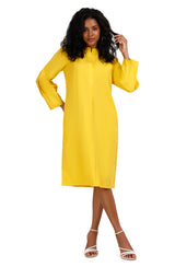 Portia Sunshine Yellow  Dress
