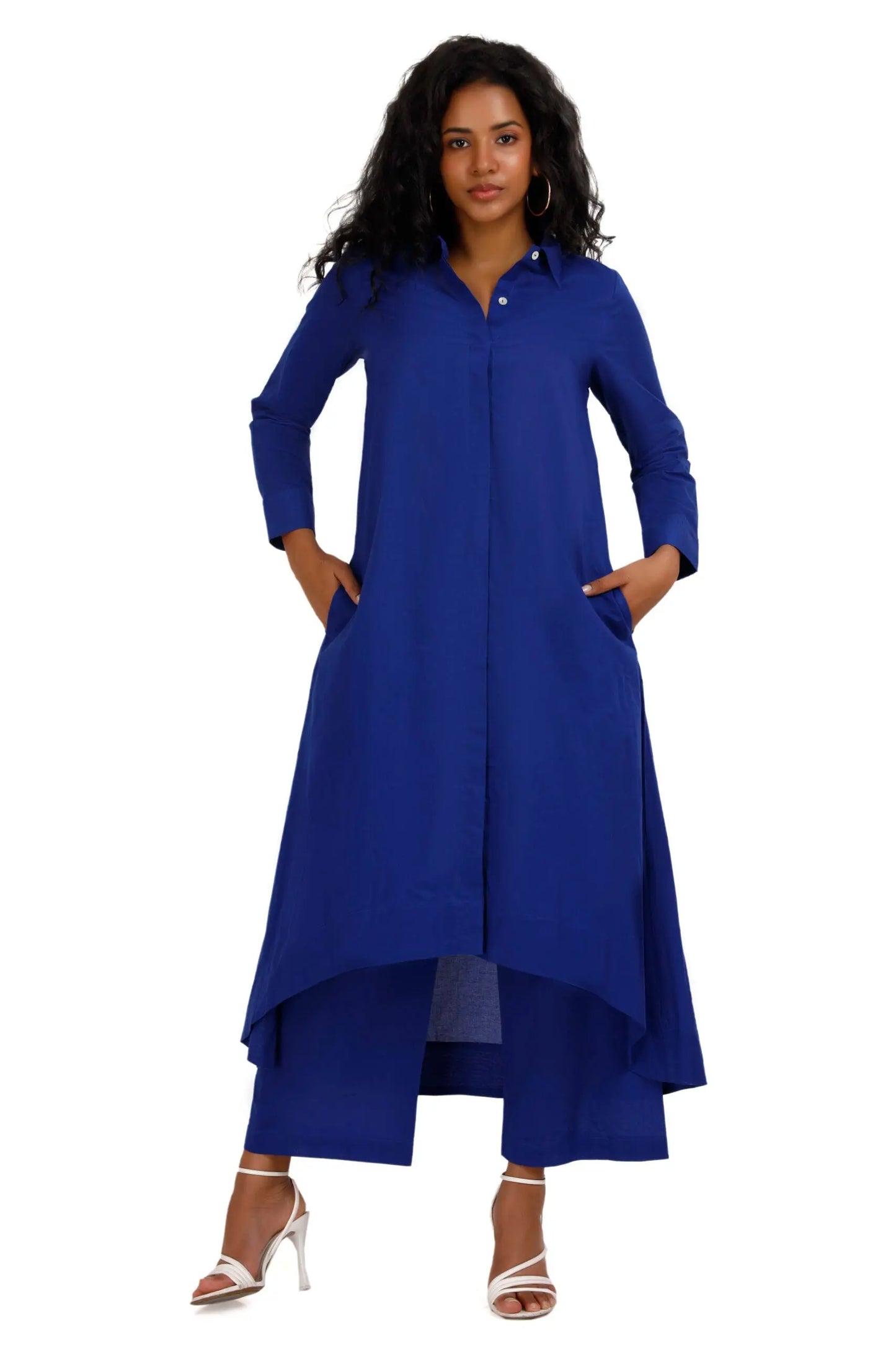 VINESSA  Indigo Co-Ord Set Mala Singh