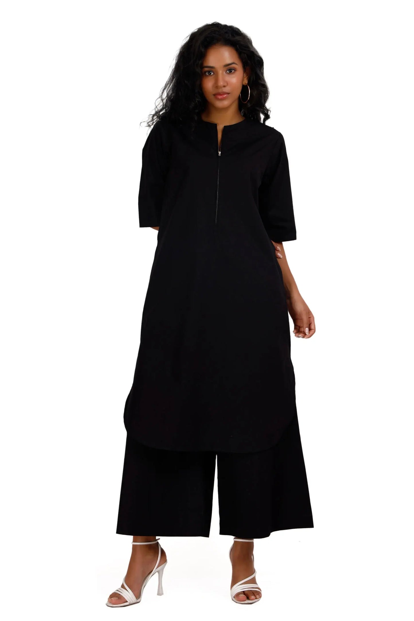 ZOYA Black Co-Ord Set Mala Singh