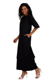 ZOYA Black Co-Ord Set Mala Singh