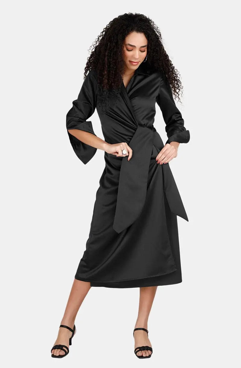 TIFFANY Black Dress Mala Singh