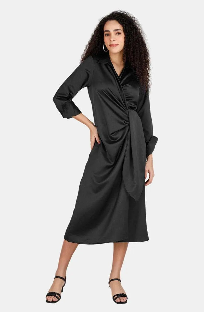 TIFFANY Black Dress Mala Singh