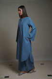 AALYA Medium Blue Denim Co-Ord Set Mala Singh