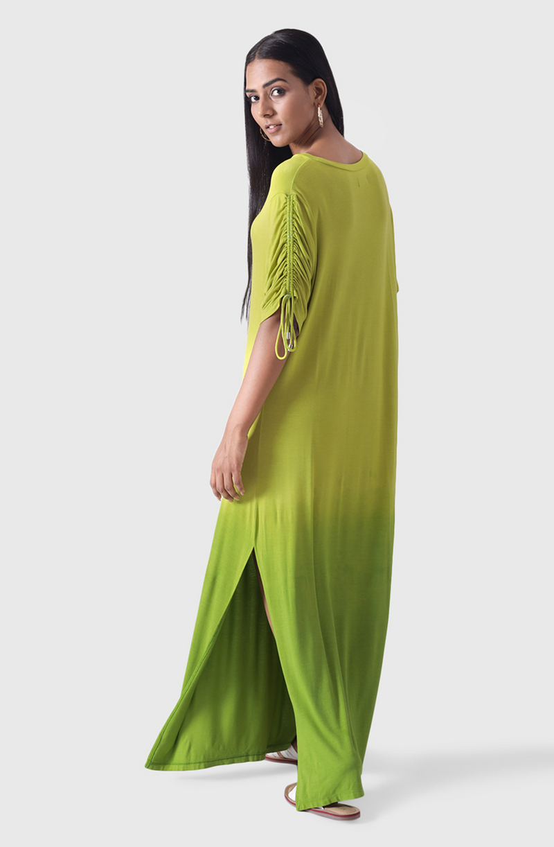 PALOMA Green Ombre Maxi Dress