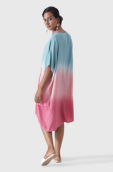 CAPRI Ombre Dyed Short Beach Dress