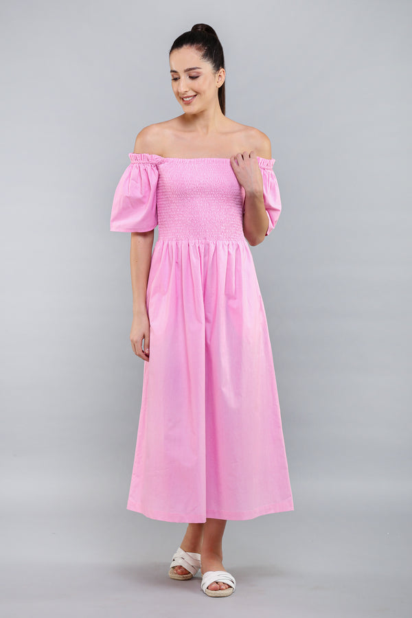 CELINE Pink Maxi Dress
