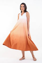IRIS Terracota Ombre Maxi Dress