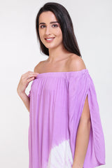 LOUNGE BARDOT Lavender Tie Dye Midi Dress