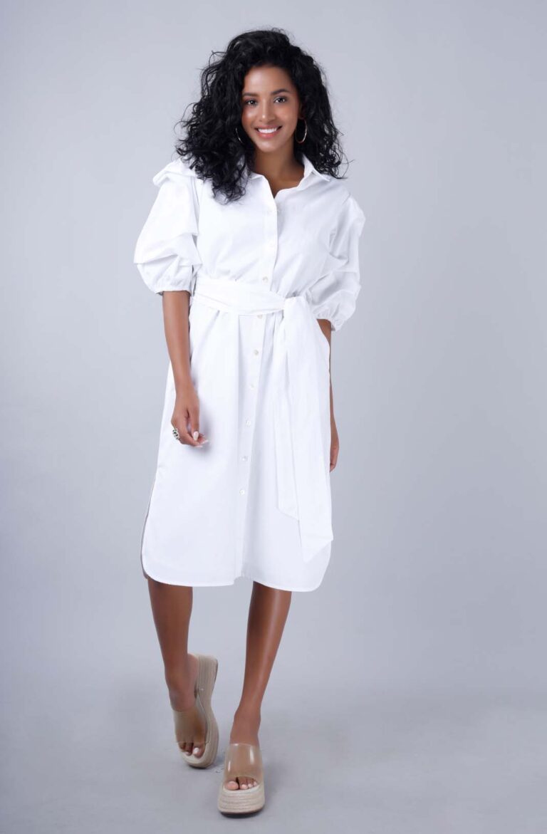 TANGO White Shirtdress