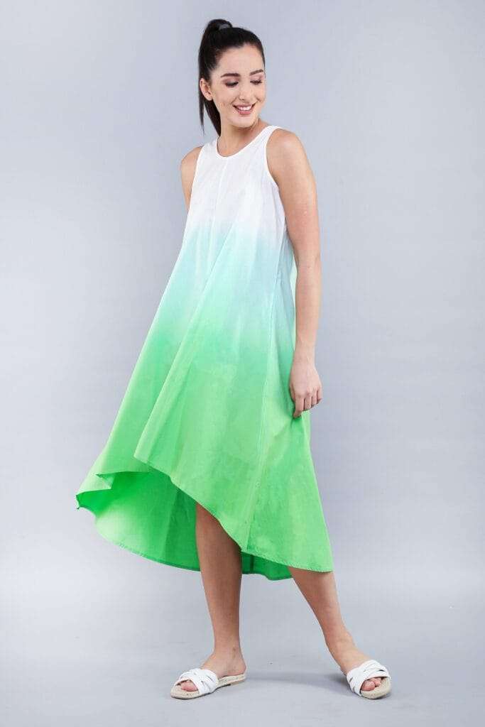 HI-LO Parakeet Sun Dress
