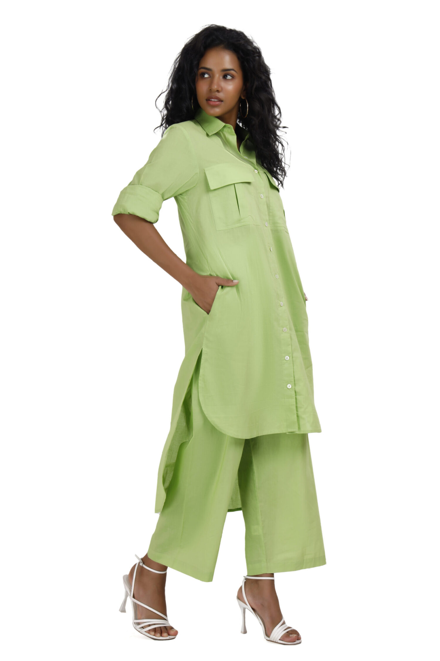 HAILEY Lime Green Co-Ord Set - Image 2